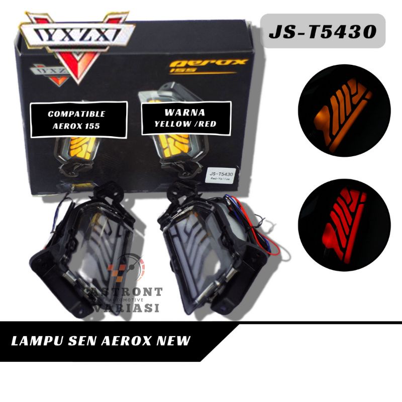 New Sein Depan Aerox New Lampu Sen Running All New Aerox 2020 - 2022 Queen_Jaya_Motor