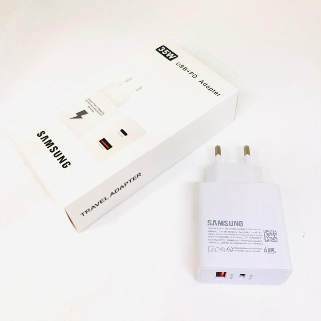 Adaptor Batok Samsung 35W Power Adapter Duo Super Fast Charging 35 Watt