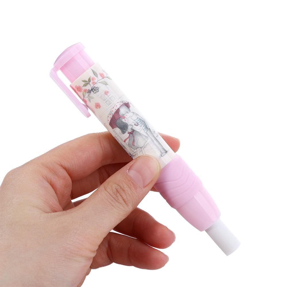 Lanfy Eraser Kantor Perlengkapan Sekolah Siswa Lucu Anak Hadiah Alat Tulis Bentuk Pulpen Eraser