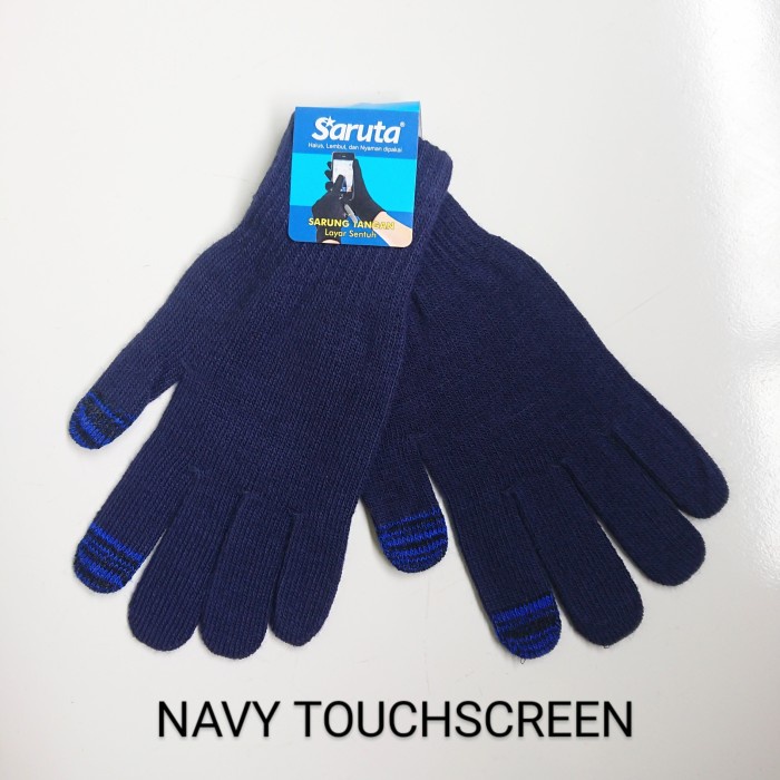 Sarung Tangan Touchscreen HP motor layar sentuh Saruta Gloves