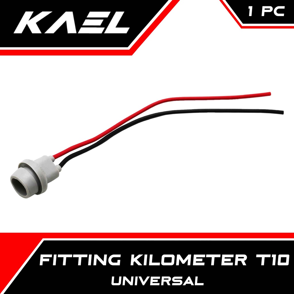 Fitting Kilometer T10 Universal Fiting Piting Pitting Socket Soket Lampu Bohlam