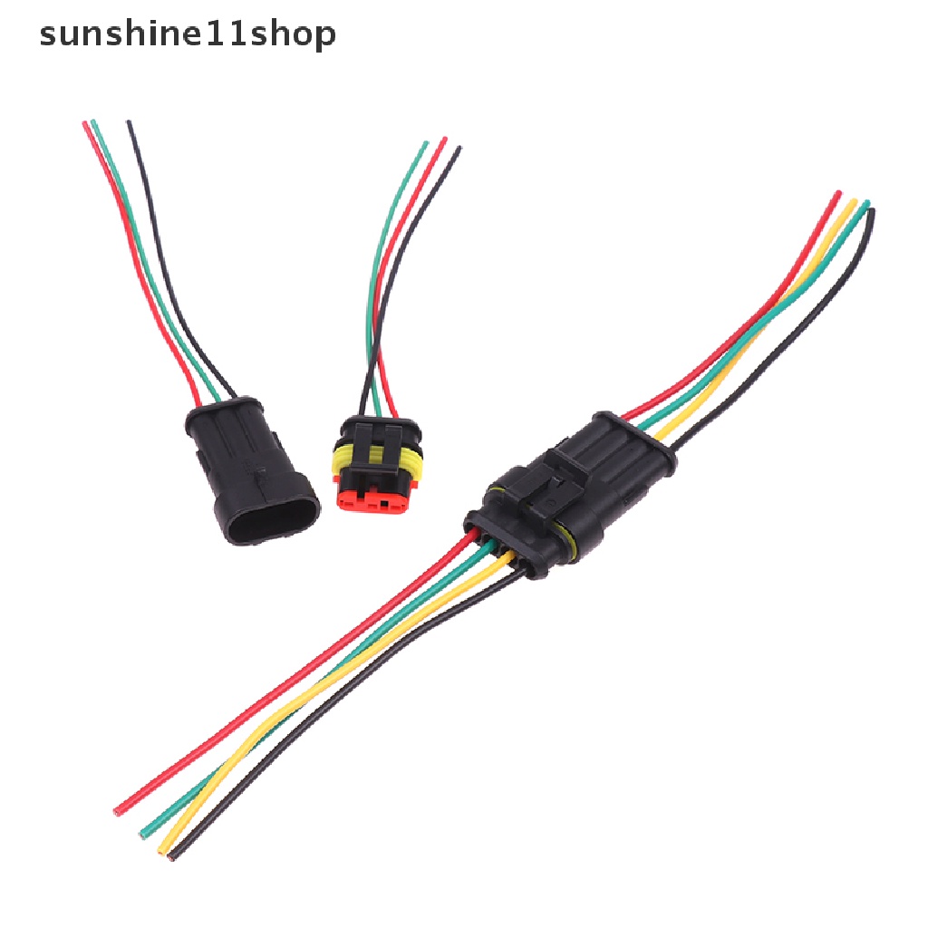 Sho Auto wire connector 2P 3P 4P 5P Konektor Mobil Male &amp; Female Anti Air Electrica N