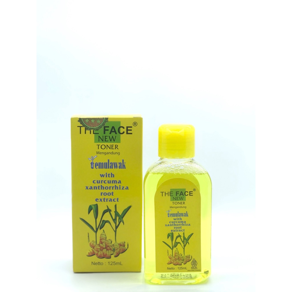 [ORI] THE FACE Temulawak Toner 125ml - Mengurangi Minyak Berlebih &amp; Menjadikan Kulit Wajah Tampak Segar