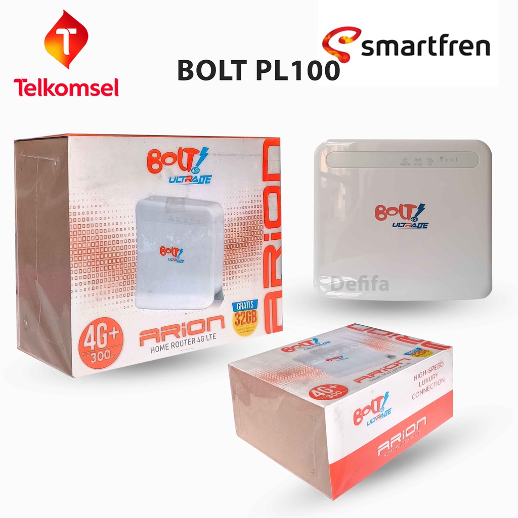 Modem Router Wireless Wifi BOLT ARION PL100 4G LTE FREKUENSI 2300 Mhz