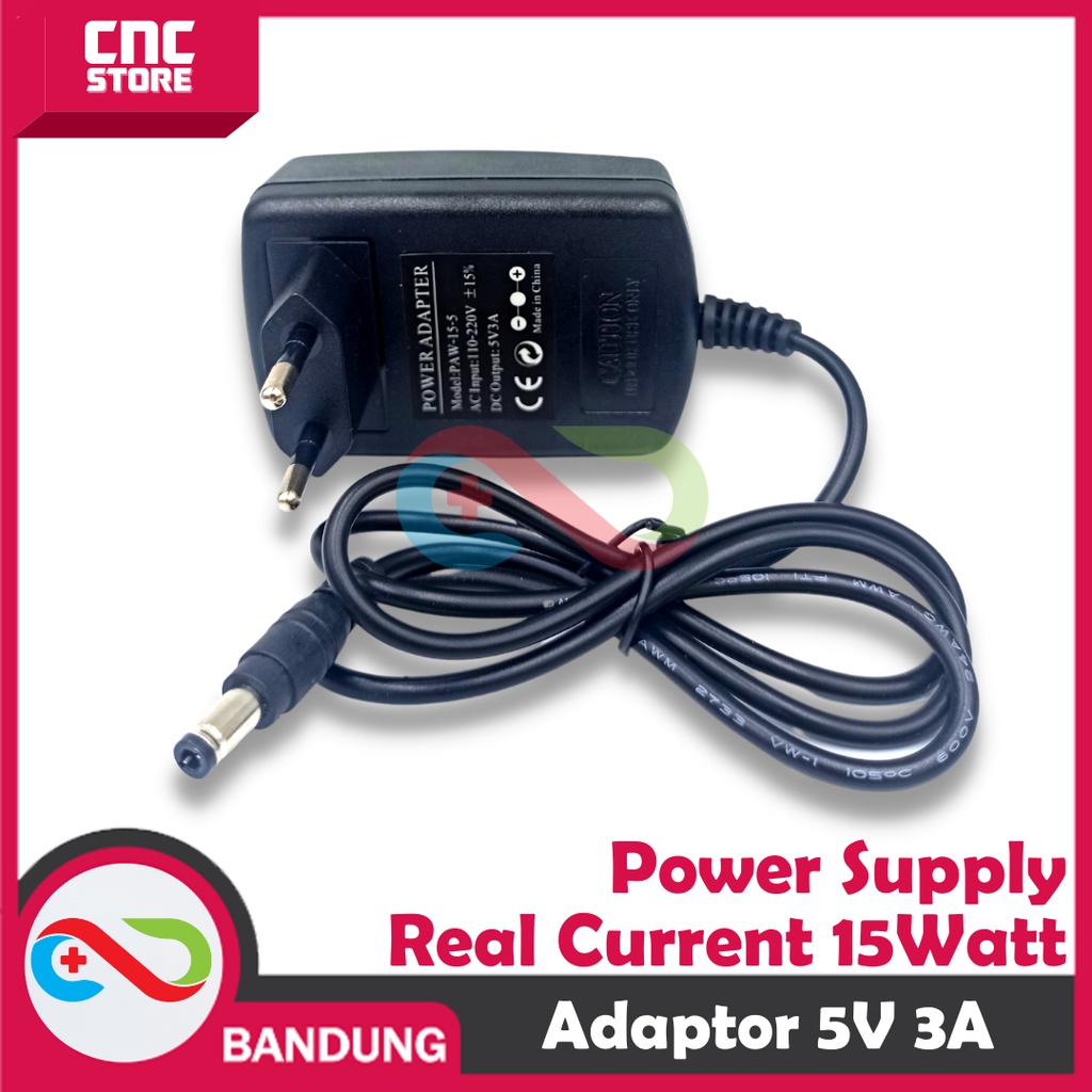 ADAPTOR 5V 3A SWITCHING ADAPTER 15W