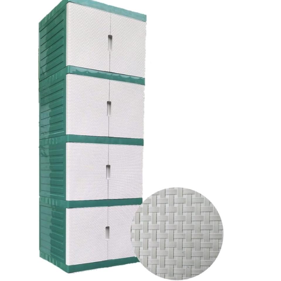 ❋ Lemari Baju lemari Pakaian Lemari Plastik Lemari BW PUTIH ☀