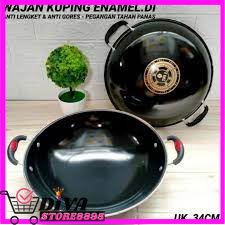 WAJAN KUPING ENAMEL 34CM divastore