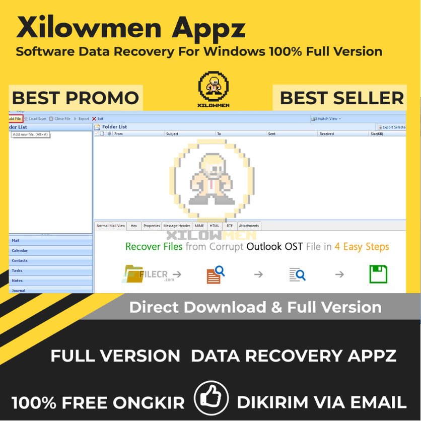 [Full Version] SysTools OST Recovery Pro Lifetime Data Recovery WIN OS - Alat pemulihan untuk file OST Outlook yang rusak