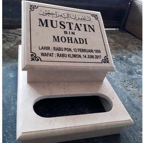 BATU NISAN,BATU NISAN MARMER-KIJING MARMER