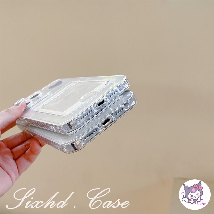 For Redmi Note 12 11s 10s 11 10 9 8 12Pro Redmi 12C 10C 10A 10 9C A1 A1+ 9T 9A 9 Xiaomi 12 Lite 11 Lite 11T Pro Poco C40 M3 X5 X3Pro NFC Card Holder Case Simple Transparent Love Couple Stripe Phone Cover