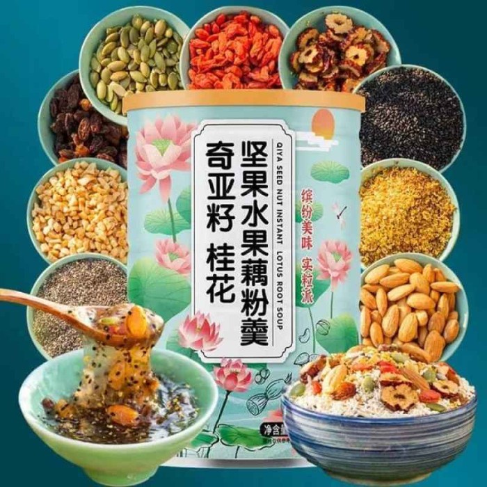 OUFEN LOTUS ROOT POWDER 500gr minuman diet akar lotus teratai