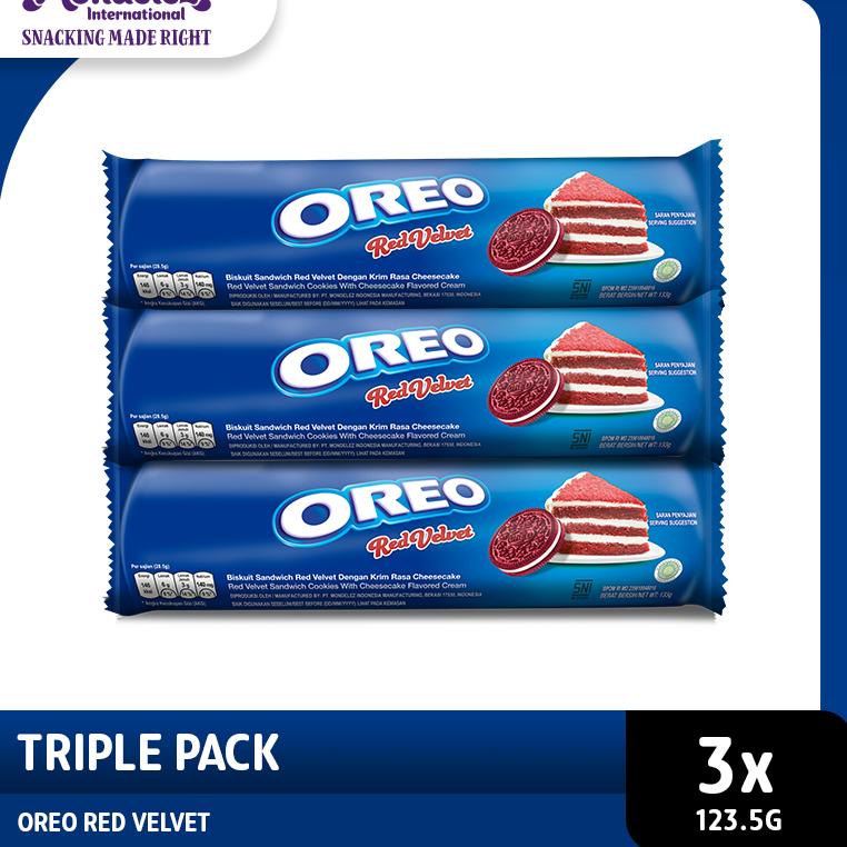 

O93 Oreo Red Velvet 123.5 gr - Triple Pack TERBARU ➹