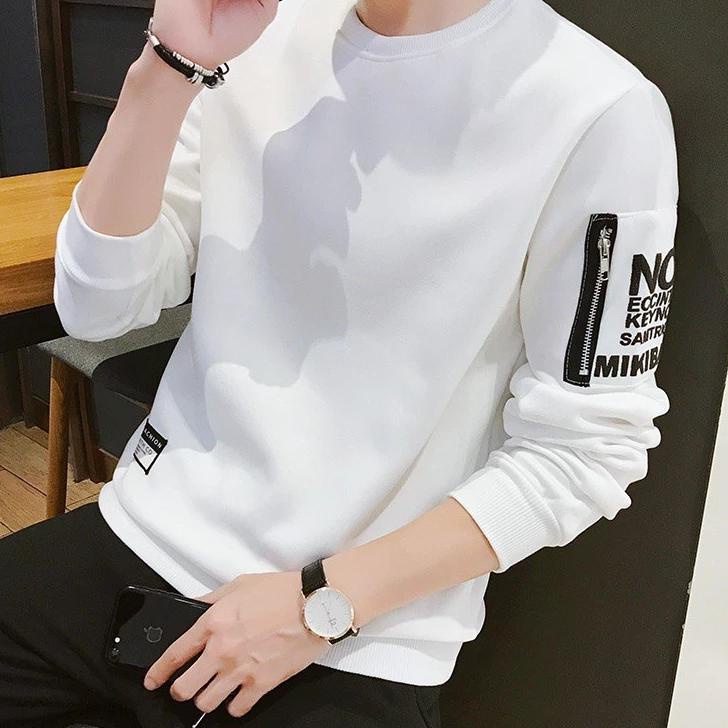 ✥ Baju Atasan Koas Pria Lengan Panjang Martin Baju Sweater Cowok Casual Ukuran XXL/JUMBO ☃