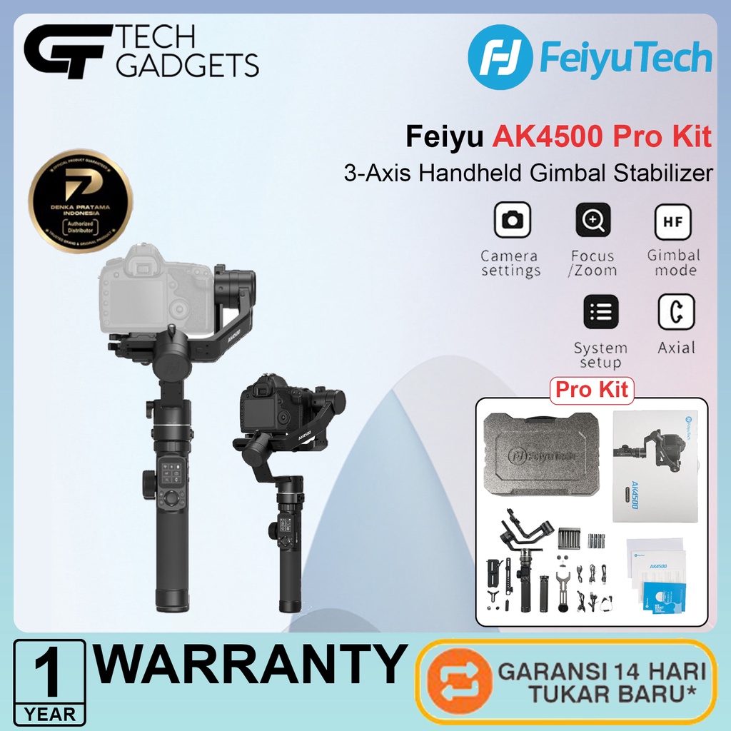 Feiyu AK4500 3-Axis Gimbal Stabilizer Basic Pro Kit