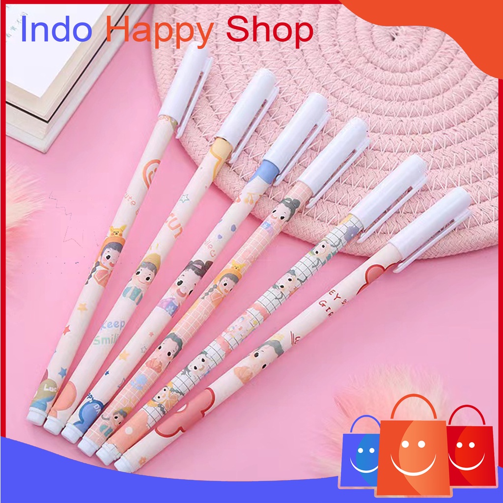 

Pulpen Gel Motif Cartoon Pulpen Korea Pelajar Dan Kantor Pena Lucu Sourvenir Import 817
