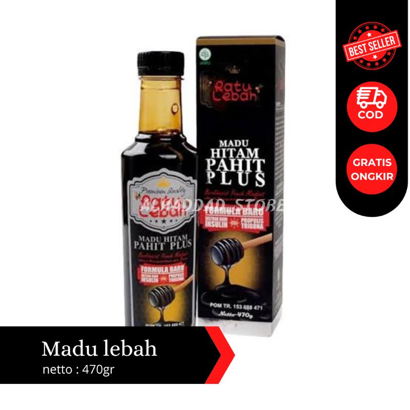 

Madu Hitam Pahit + Propolis ORIGINAL Ratu Lebah Madu 470gr