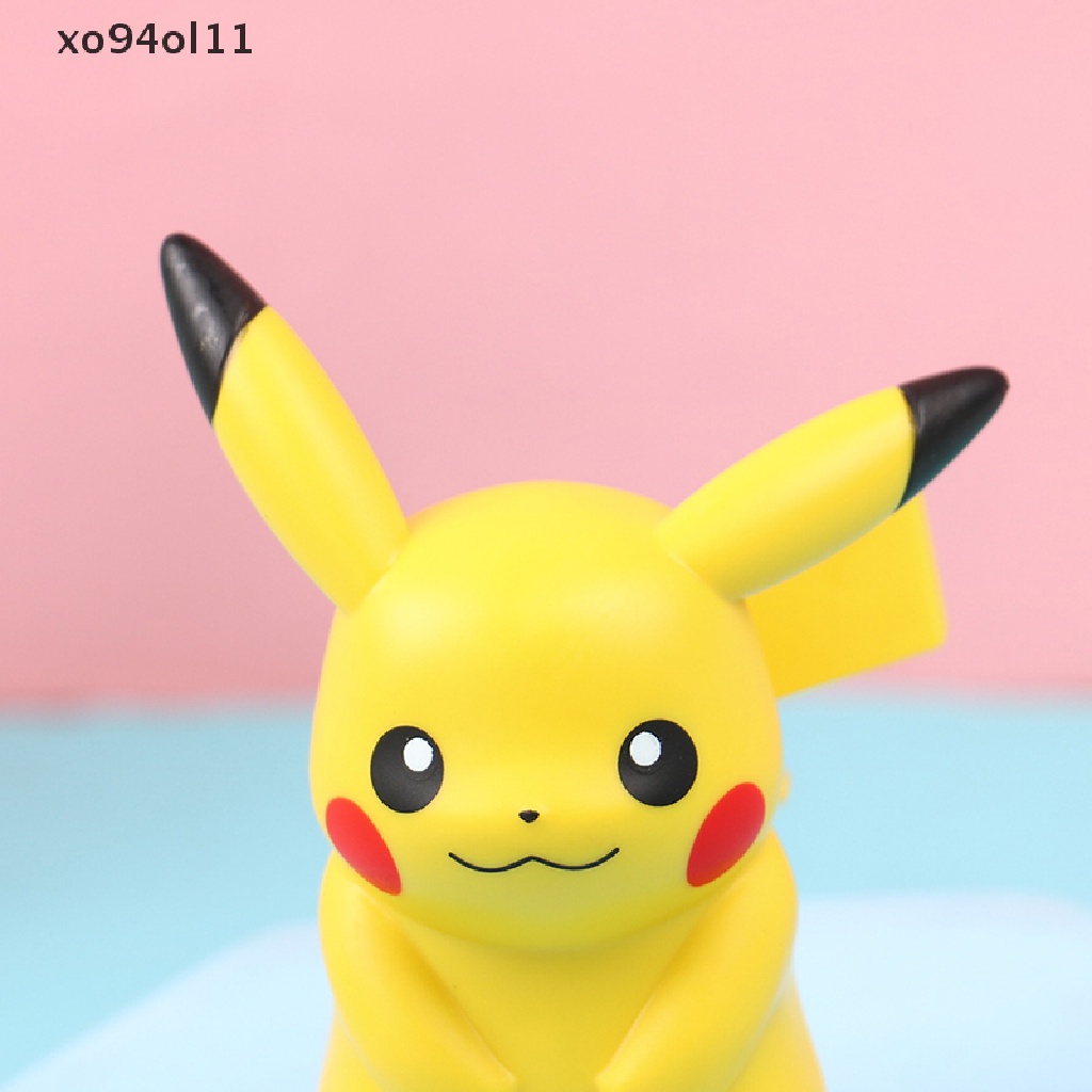 Xo Pokemon Pikachu Angka Boneka Kartun Anime Model Mainan Hadiah Ulang Tahun Anak OL