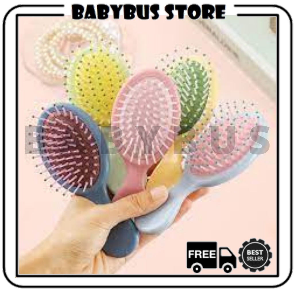 BBS Sisir Rambut Anak Anti Kusut Premium Original Sisir Rambut Pijat Anak Anti Rontok Kids Massage Comb Premium