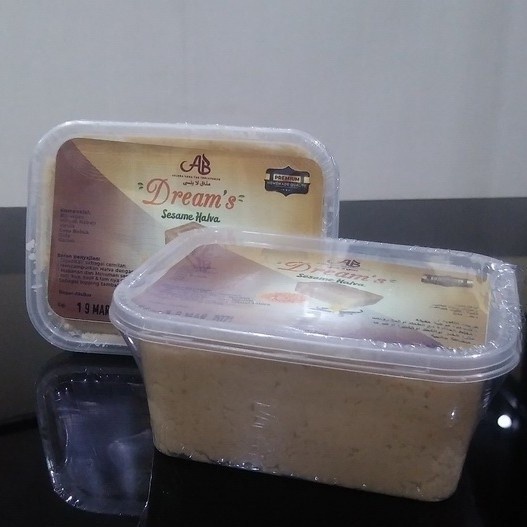 

HALAWA AB DREAMS SESAME HALVA 250 GRAM HALAWAH SARAPAN ATAU SELAI ROTI