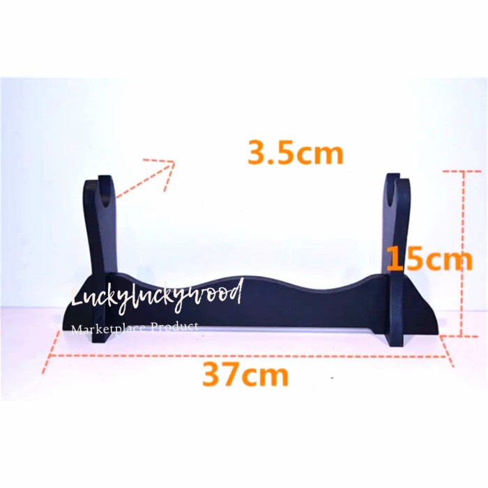 Dudukan stand kayu katana boken display sword 1