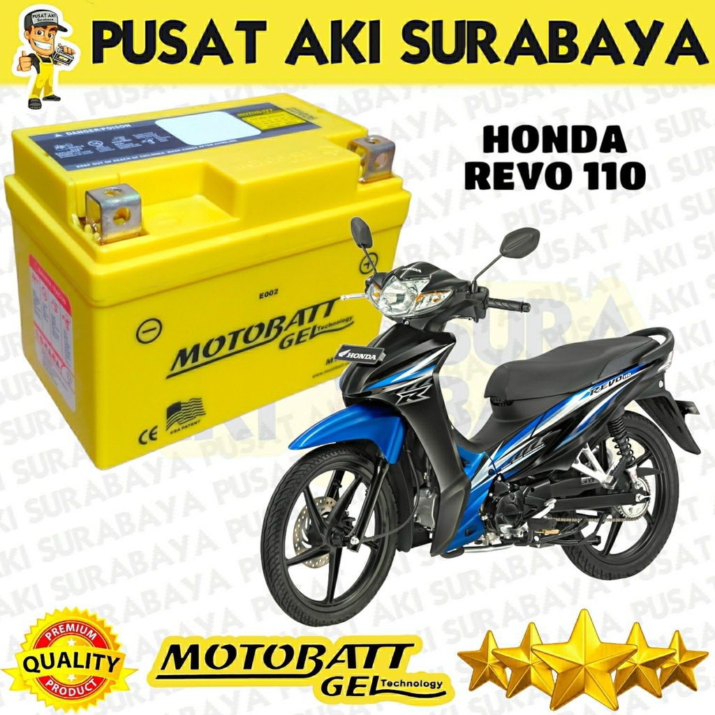 HONDA REVO ABSOLUTE AKI KERING GEL MOTOBATT MTZ5S ACCU REVO 110 MOTOR AWET TAHAN LAMA NEXT SPIN BEAT GTZ5S YTZ5S YTZ4V DTZ5S