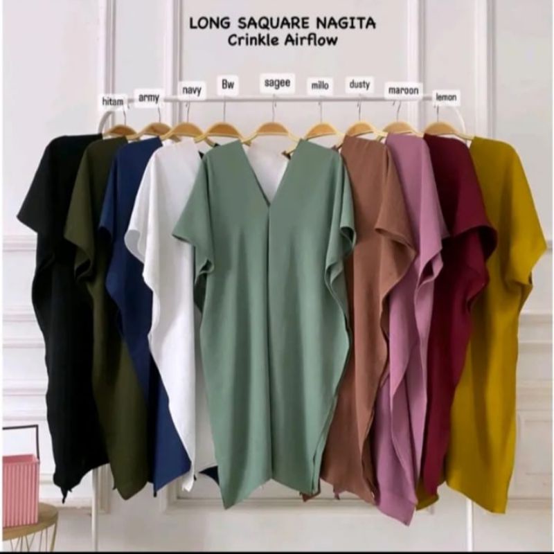 outer Nagita✨OneHasanahFashion✨/atasan wanita kekinian/baju wanita/daily fashion/