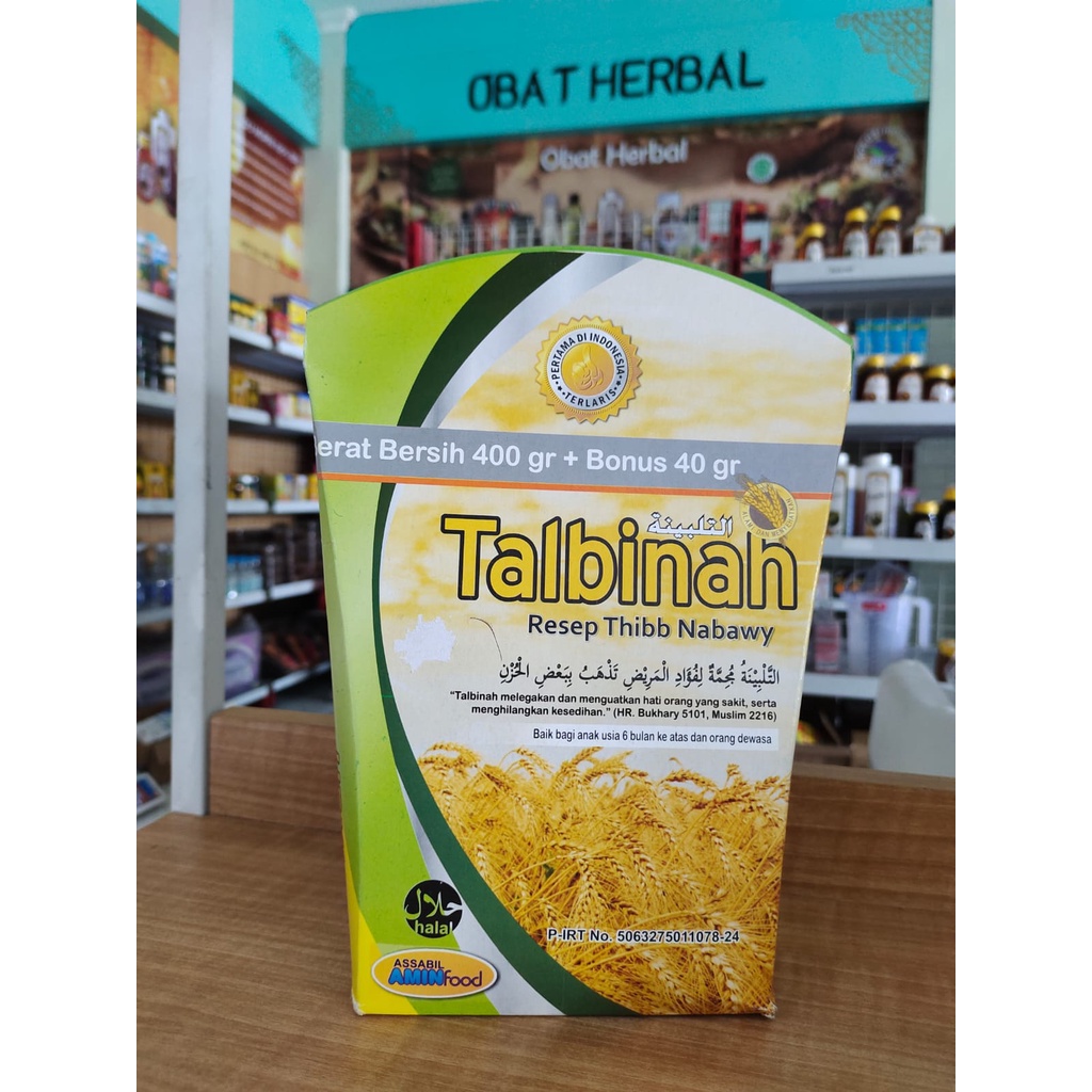 

Talbinah Gandum Bubur Talbinah Untuk Asam lambung ( Maag ) 440gram