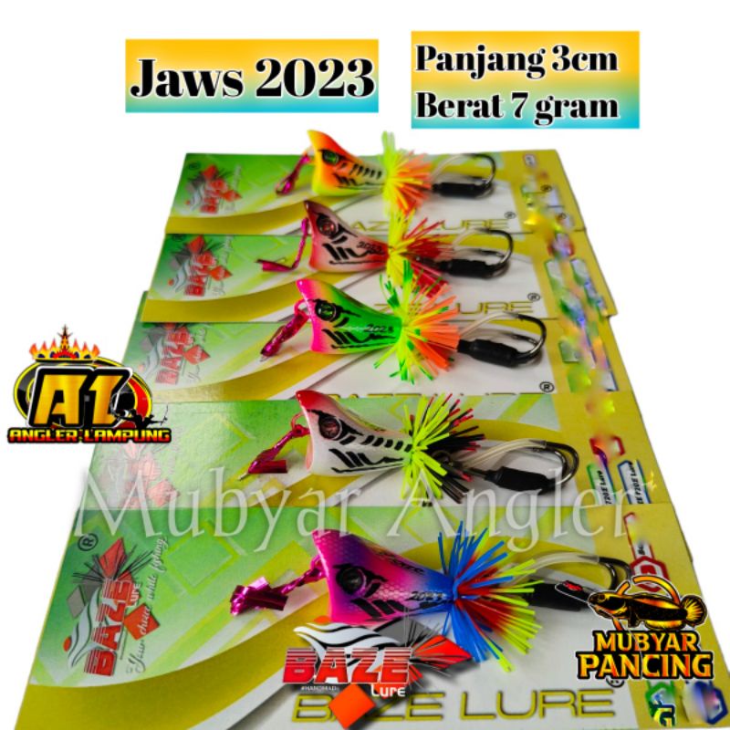 Jaws 2023 3cm 7gr Baze Lure Umpan Casting Mubyar Angler
