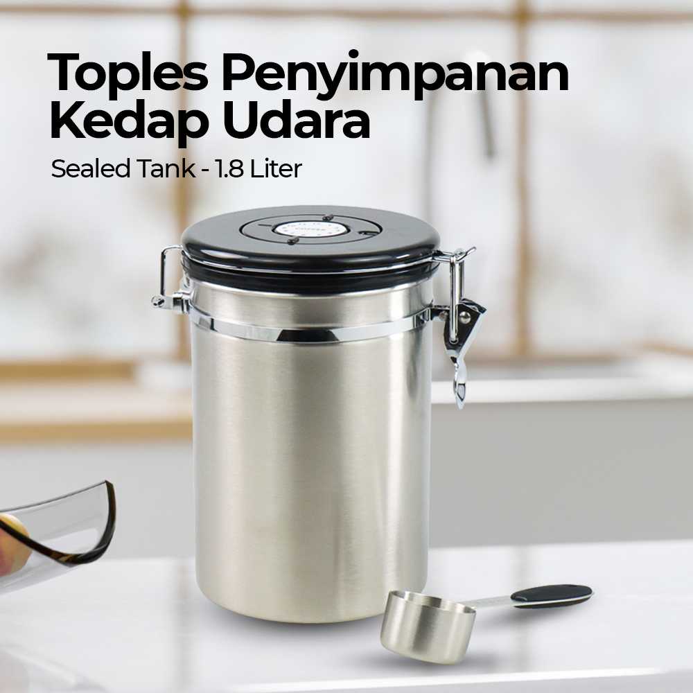 DreameHouse Toples Penyimpanan Kedap Udara Sealed Tank 1.8L - MSS19