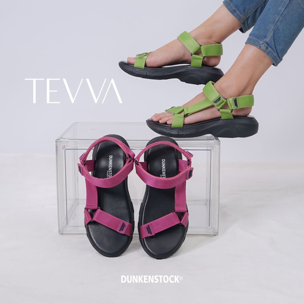 Dunkenstock Tevva Sandal Gunung Wanita Sepatu Sandal Cewek Casual Elegan Size 36-40