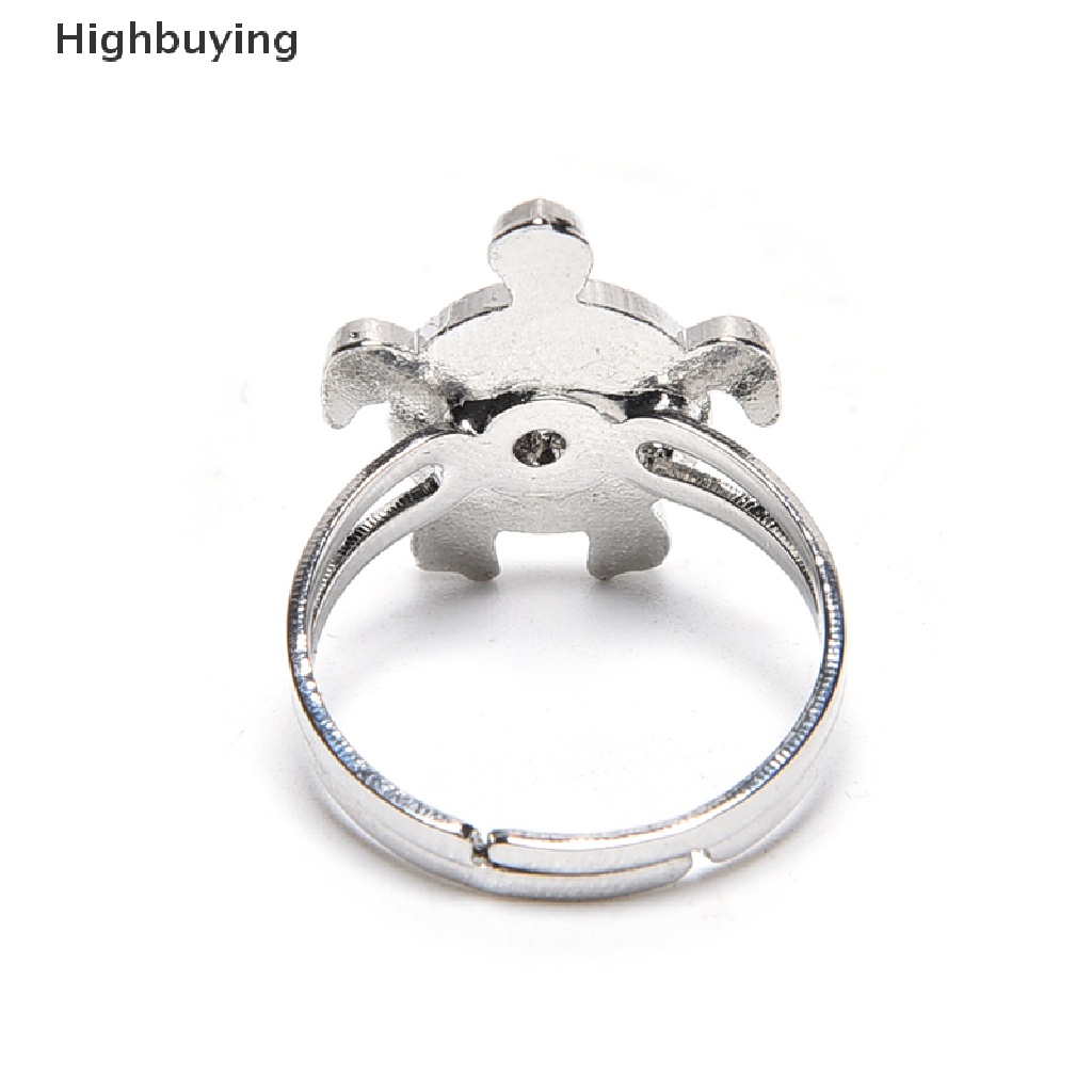 Hbid Fashion Chic 1PC Mood Ring Berubah Warna Turtle Adjustable Temperature Ring Glory