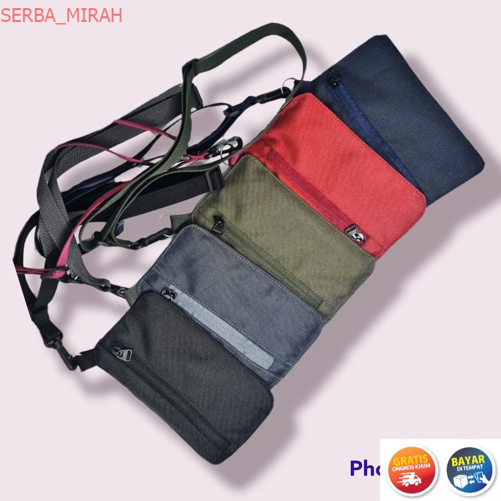 SM_ Hanging Wallet Hp Pria Wanita Tas Selempang Pria Tas Hp Dompet - Tas Slingbag Kecil