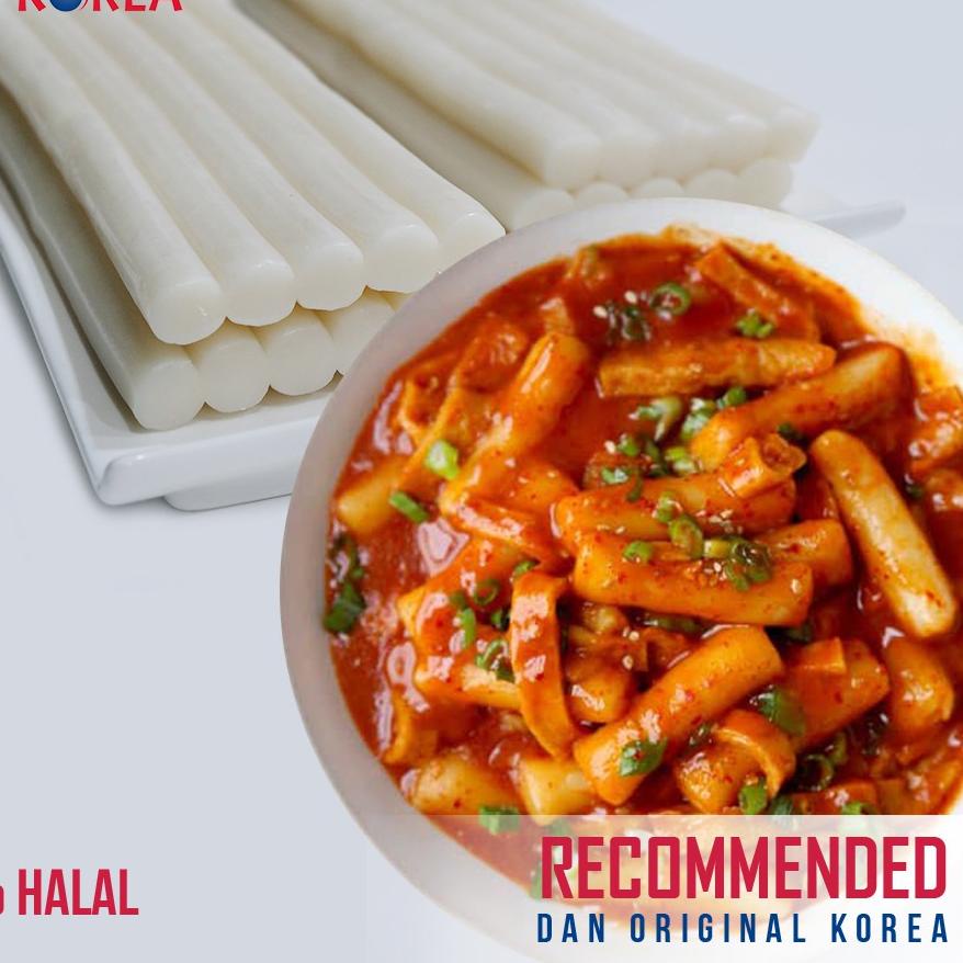 

♢ TTEOKBOKKI 200 GR + SAUCE FRESH SAMWON - TTEOK TOPOKKI TOKPOKI KOREAN FOOD RICE CAKE KUE BERAS KOREA ➨