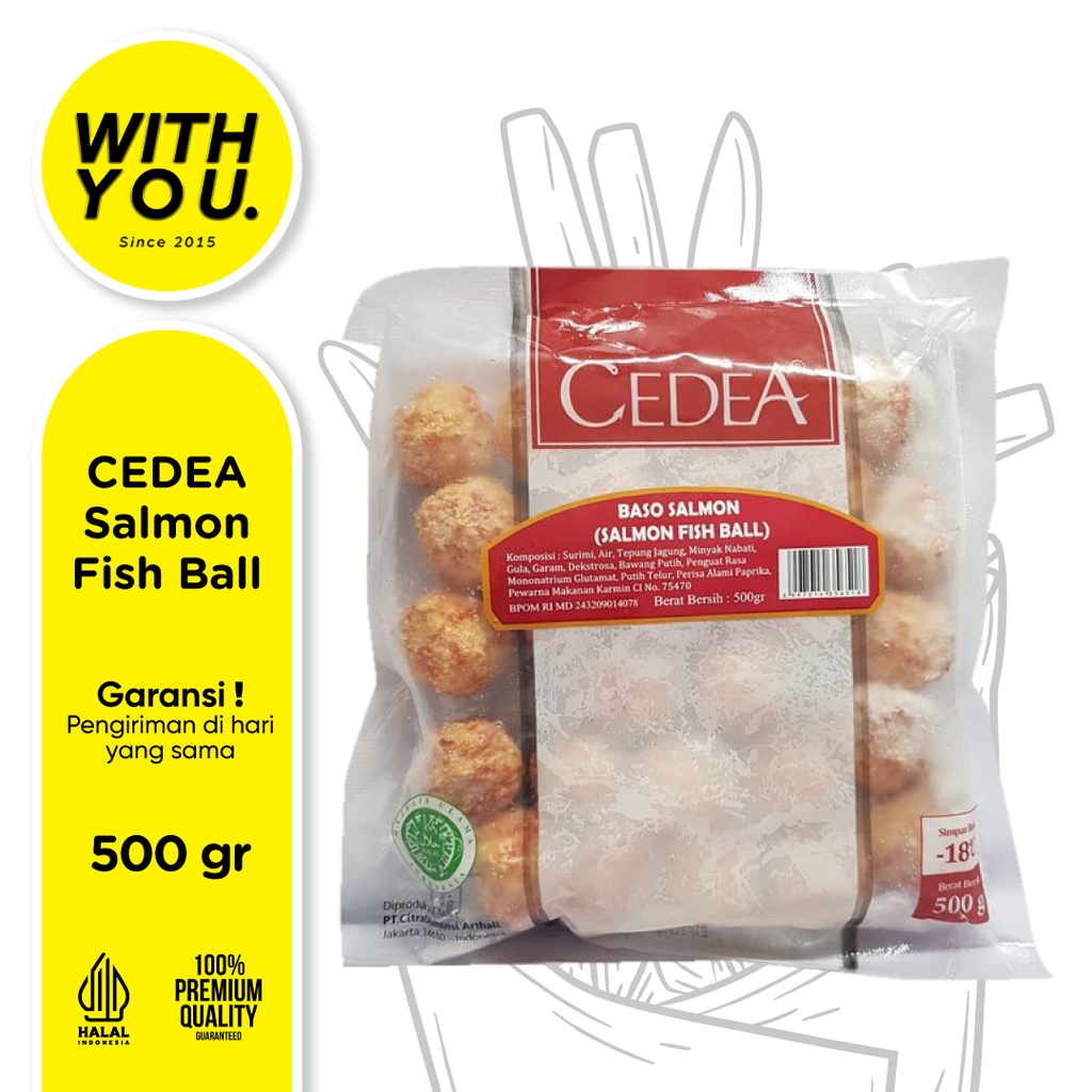 

CEDEA SALMON FISH BALL 500GR