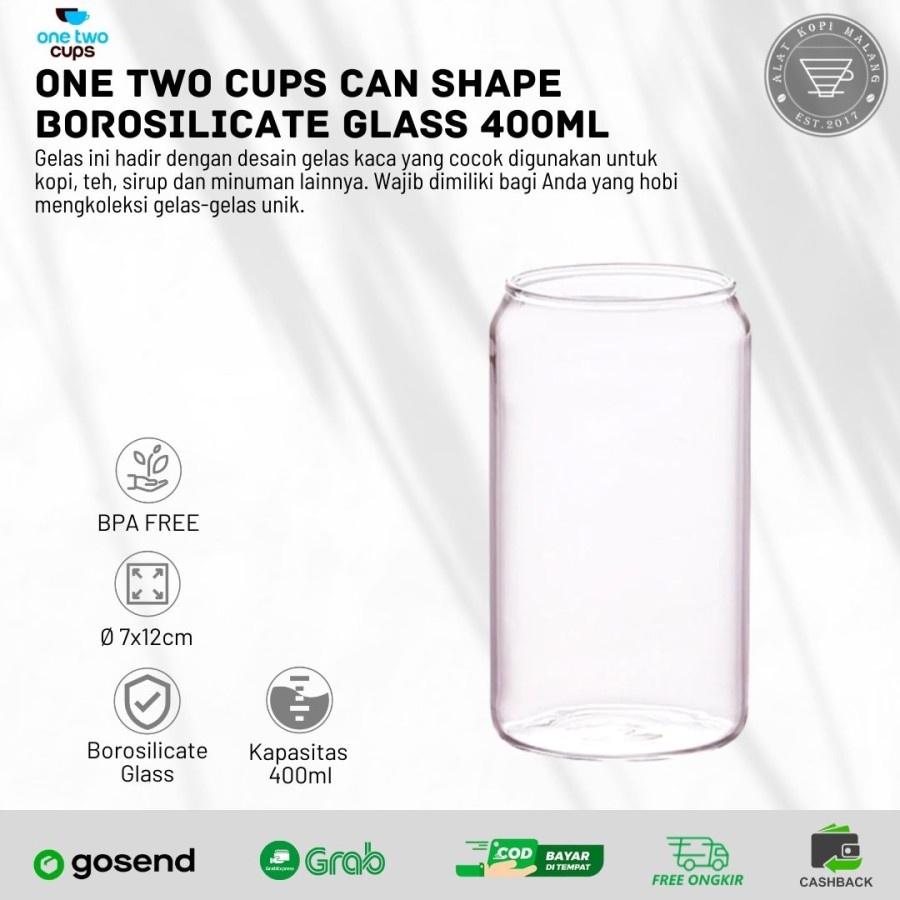 Gelas Es Cafe Model Kaleng 400 & 550 ml