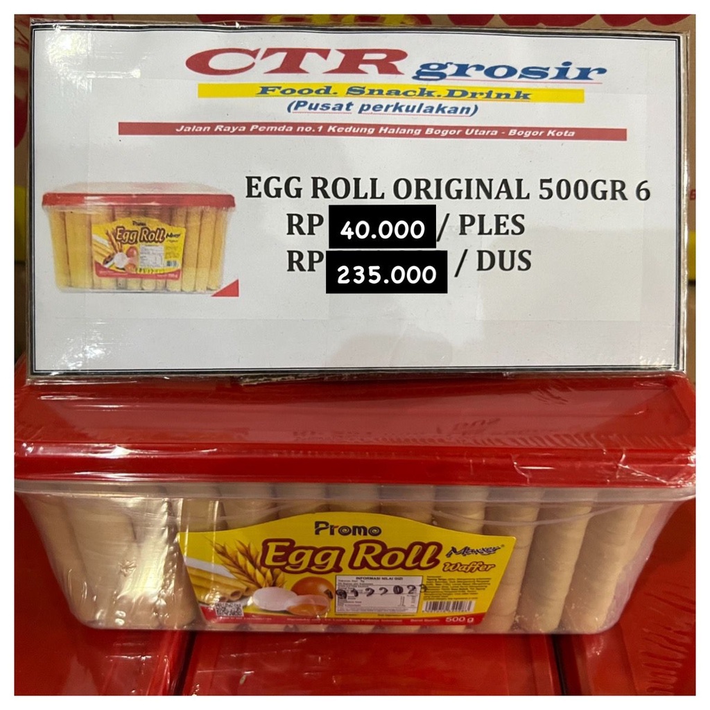 

Maxxer Eggroll box container 500gr