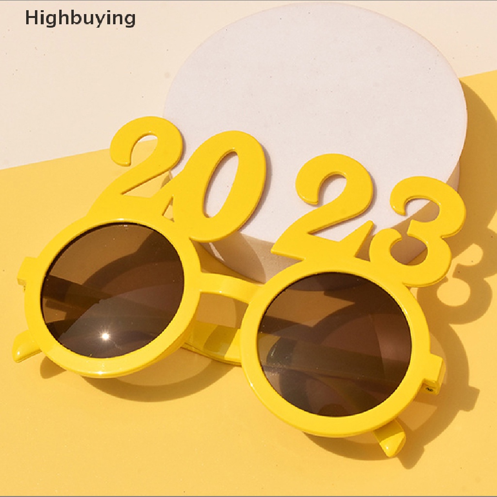 Hbid Kacamata Pesta Tahun 2023tahun Hawa Number Sunglasses Photo Booth Props Aksesoris Untuk Pesta Tahun Baru Hajatan Party Supplies Glory