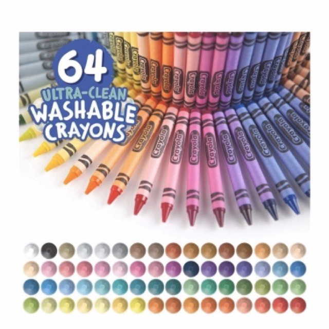 

Crayola Ultra Clean Washable Crayon - 64 Color
