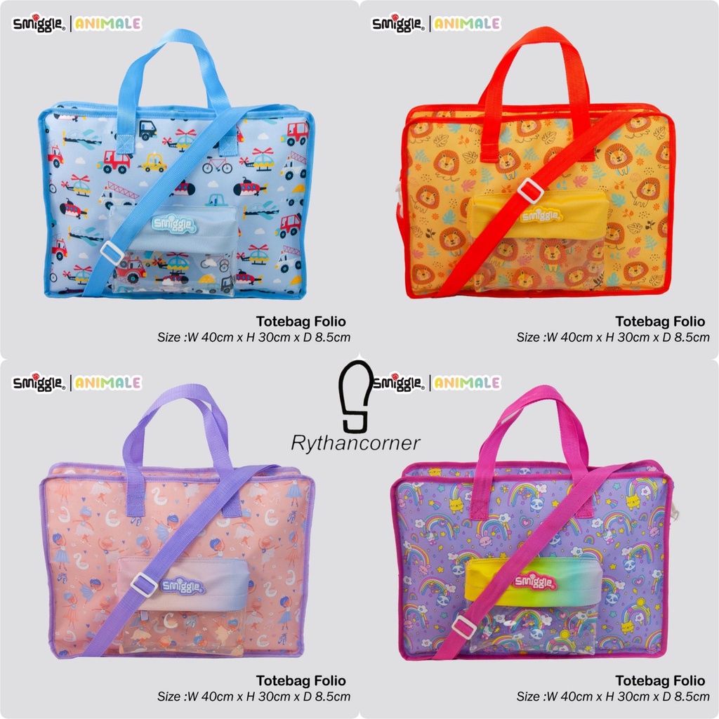 TAS ARTBAG FOLIO ANIMALE SERIES SMIGGLE