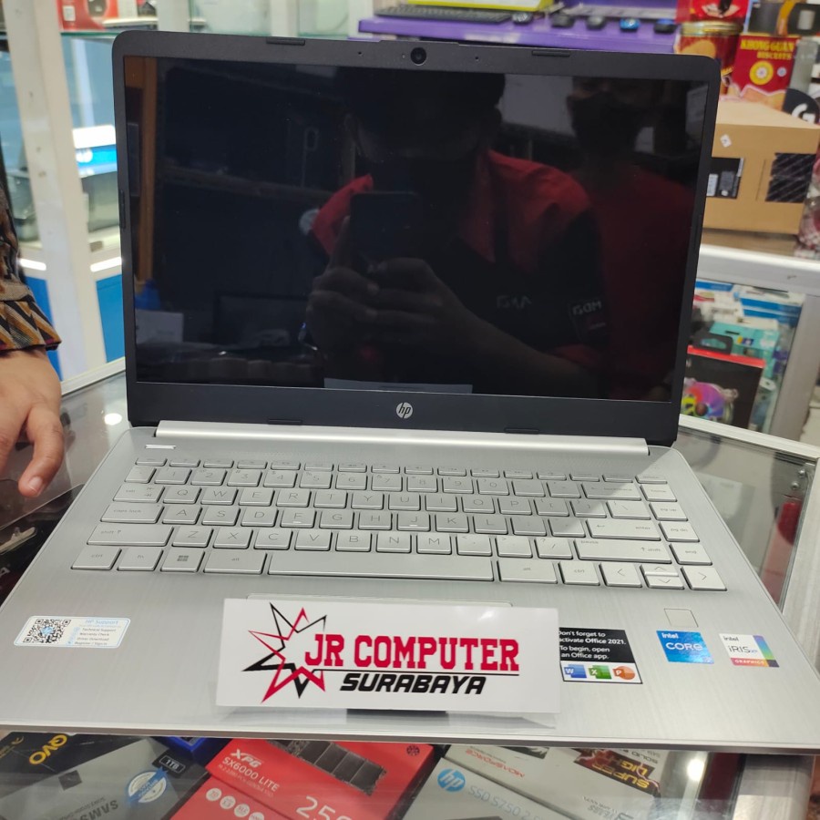 LAPTOP HP 14s-DQ5000TU INTEL i5-1240P 8GB SSD 512GB 14" FHD Windows 11 + OHS Original
