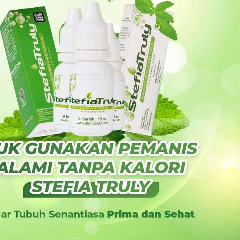 

✾ Pemanis Alami Stefia / Gila zero kalori Stevia / Gula tetes 15 ml ♤