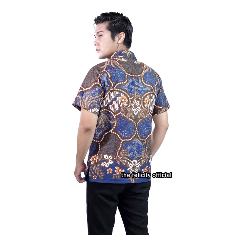 Blazer Bolero Atasan Wanita Batik Couple Seragam Atasan Hem Pria nutella