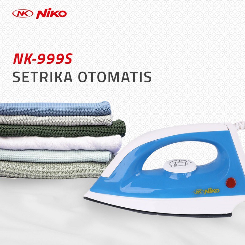 Niko Setrika Elektrik NK 999 S / 333 S ORI RANDOM GARANSI RESMI 1 TAHUN