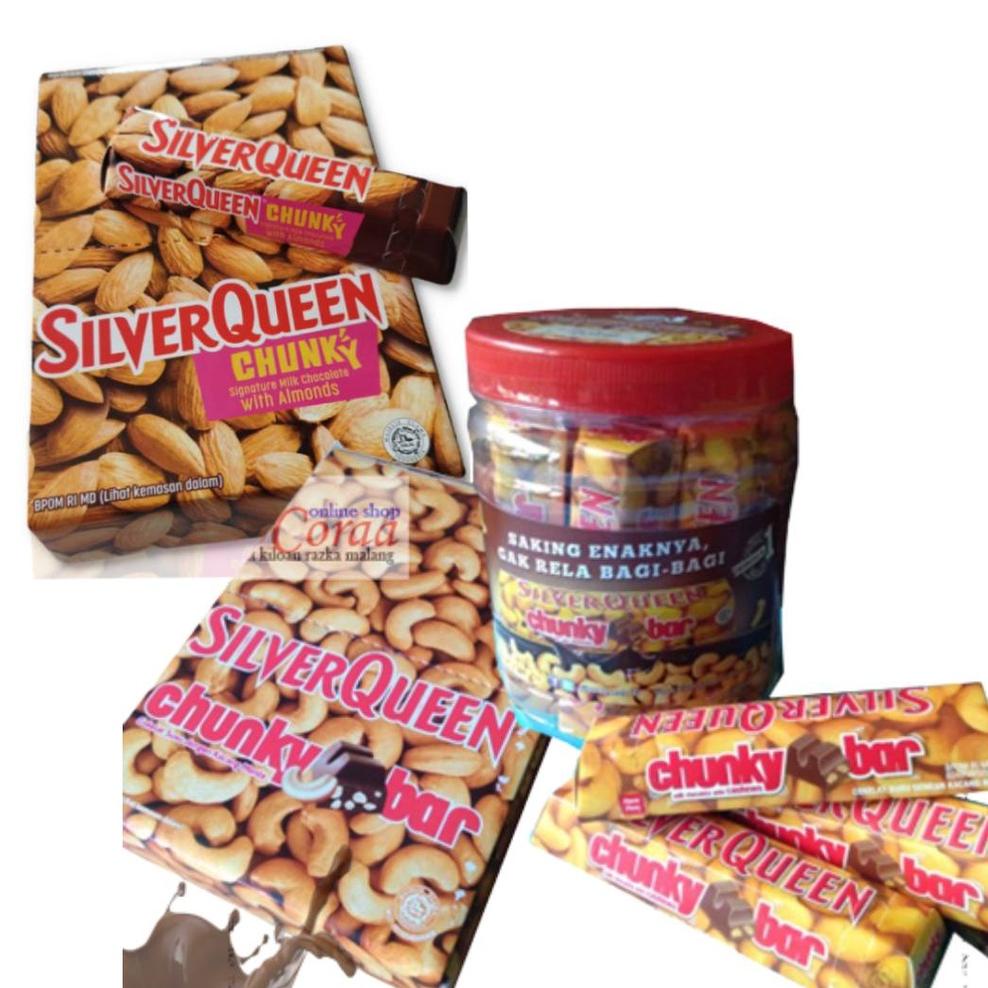 

D29 Silverqueen chunky bar mini 33g WOW BANGET ⇤