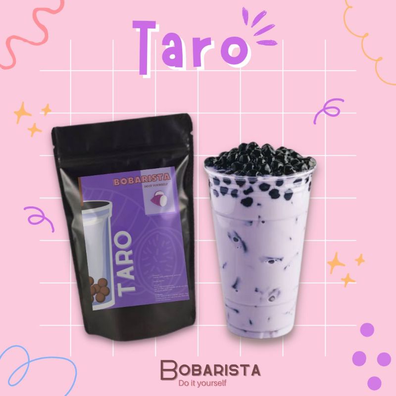 

Bobarista Bubuk Minuman 100gr Varian Taro