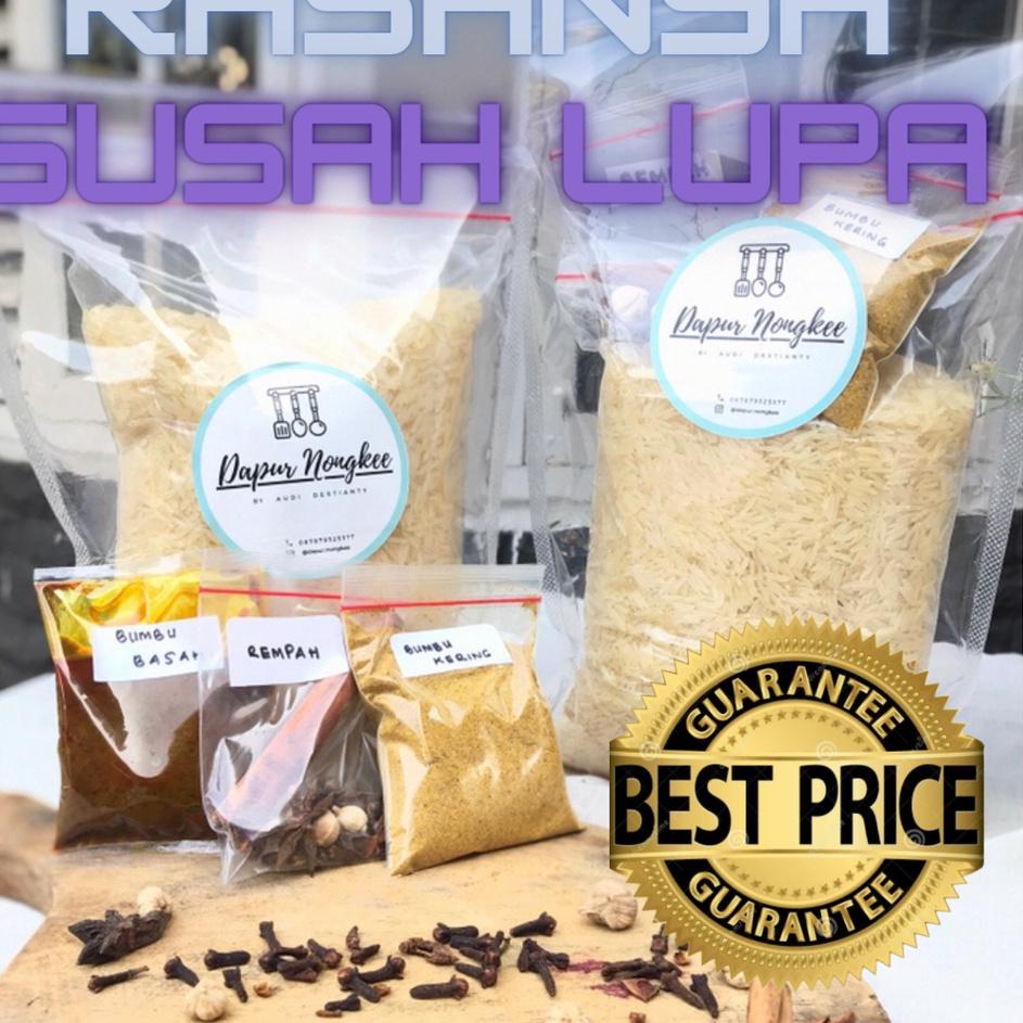 

✶ Nasi Kebuli Instan , Beras Basmati 1kg lengkap dgn Bumbu Nasi Kebuli ✯
