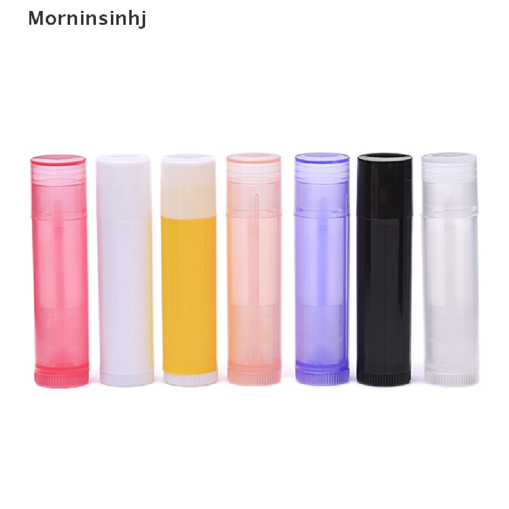 Mornin 10pcs 5g 7warna Tabung Bibir lip balm Wadah Wadah Kosong Kosmetik id