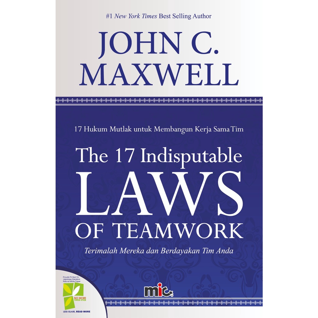 BUKU - The 17 Indisputable Laws of Teamwork [John C Maxwell]