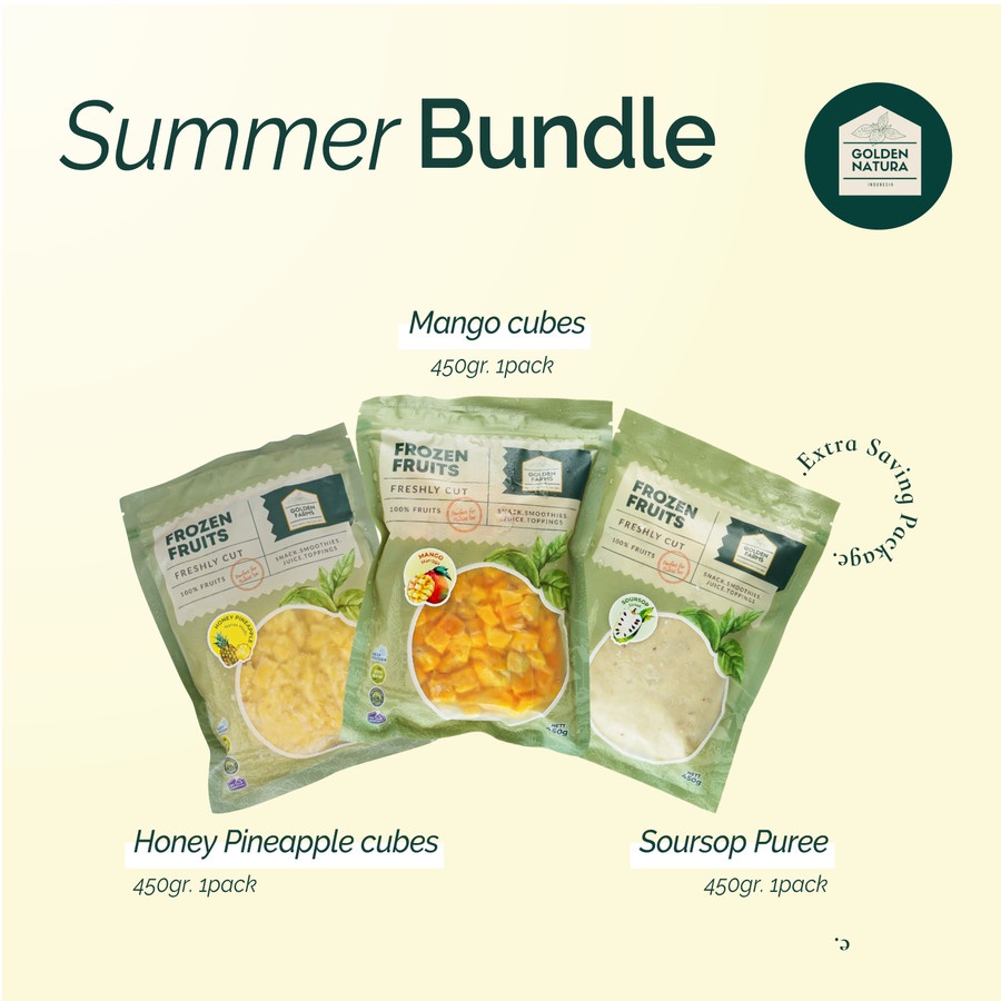 

Golden Natura Indonesia - Summer Bundle - Premium Frozen Fruits