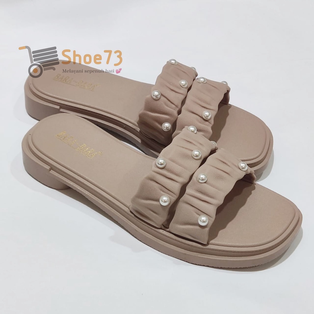 BARA BARA JSL 2205 -8 SIZE 36-40 ORIGINAL l Sandal Selop jelly wanita l Sendal kokop cewek impor